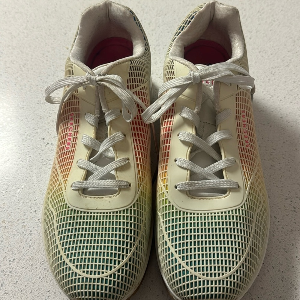 🍍 Skechers Street Los Angeles Women’s SN155131, Size 10 Unique!!